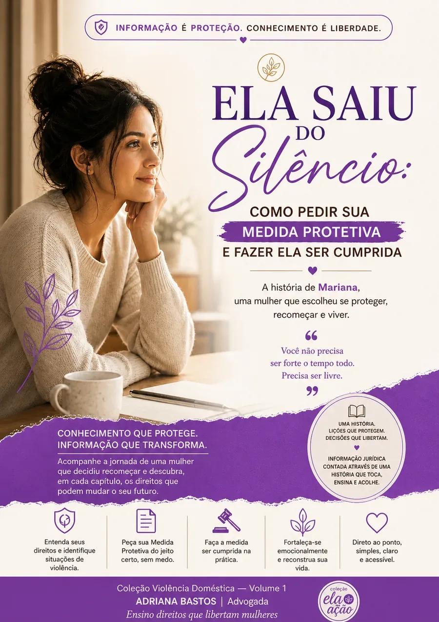 Capa do ebook Ela Saiu do Silêncio